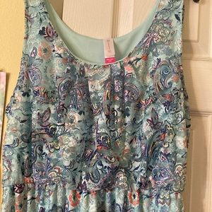 No boundaries lace  blue dress